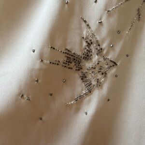 Banana Republic Cream Beaded Tank Top